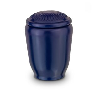 Grote Bio-Urn blauw