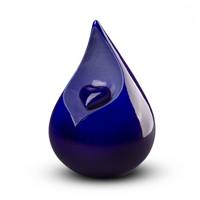 blauwe urn