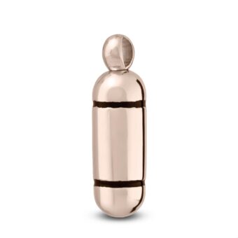 Ashanger Capsule Zwarte Ringen Witgoud 18K