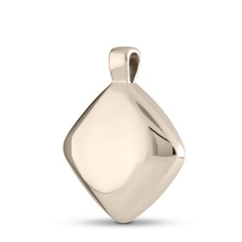 Ashanger Witgoud in de vorm van een Ruit 14K