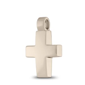 Ashanger in de vorm van een kruis 18K Witgoud