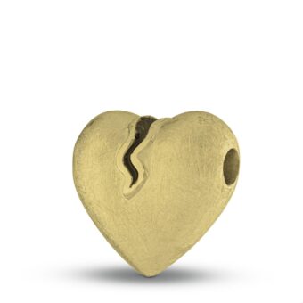 Gouden ashanger hartje 18K