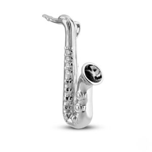Zilveren Ashanger saxofoonZilveren Ashanger saxofoon