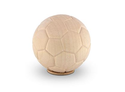 houten mini urn voetbal