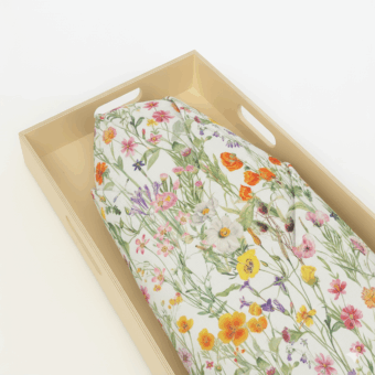 Uitvaartwade met veldbloemen