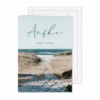 rouwkaart-duinen-strand-zeeturquoise