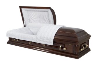 Amerikaanse doodskist hoogglans mahonie