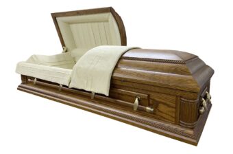 Amerikaanse grafkist mat eiken open