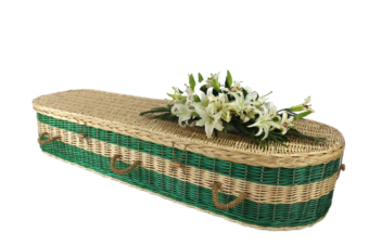Uitvaartmand groen
